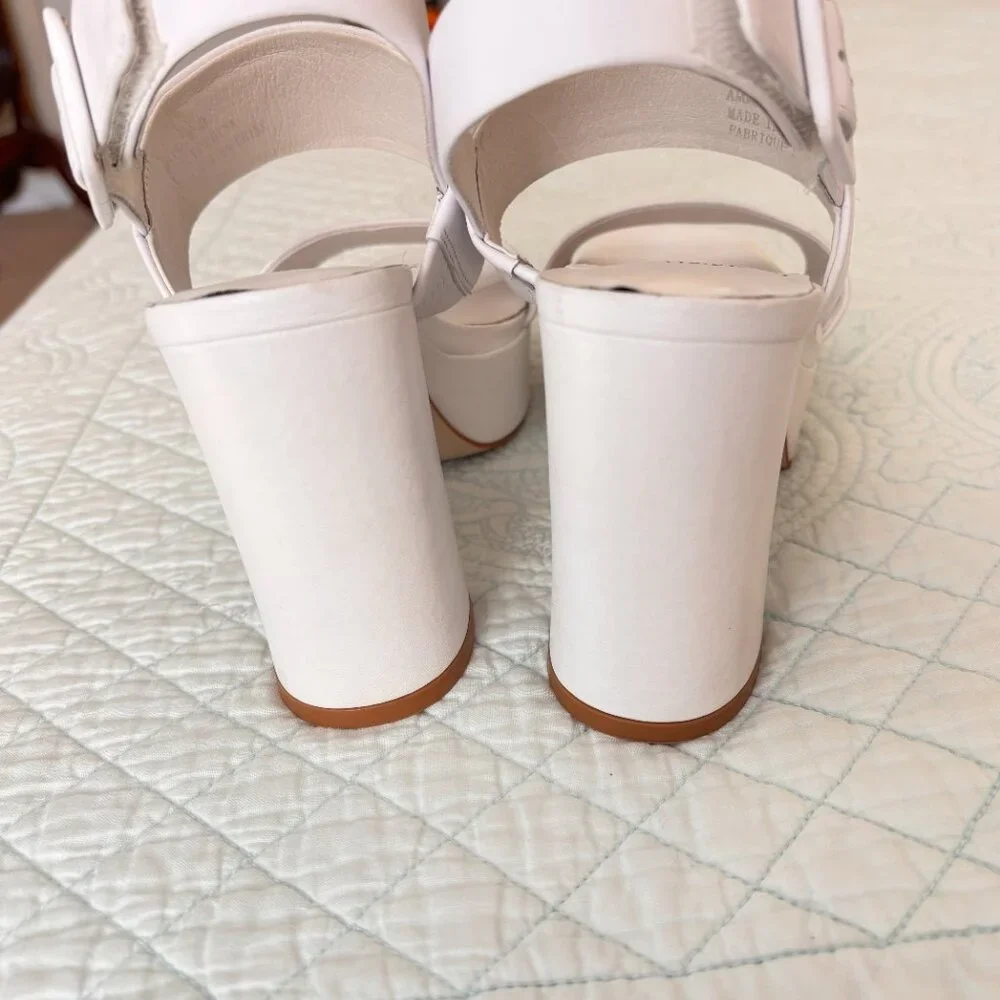 White Platform Heels - Jeffrey Campbell - Picture 7 of 9